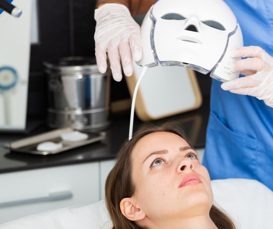 behandeling led masker cleyo beauty professional