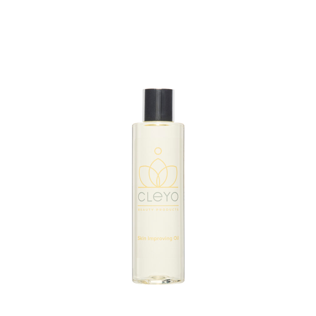 huidverbeterende olie massage cleyo beauty products