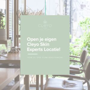 start je eigen cleyo skin experts zonder vooropleiding
